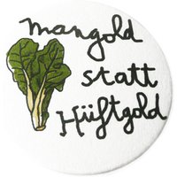 Magnet, Button, Taschenspiegel Oder Flaschenöffner. Mangold von KirschbluetenTsunami