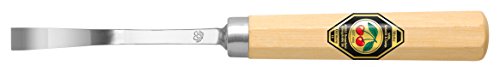 "KIRSCHEN" Werkzeuge 3221006 | Kerbschnitzbeitel mit Weißbuchenheft Stich 1, gekröpft - 6mm von KIRSCHEN