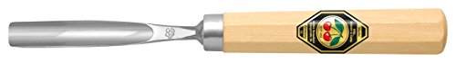 "KIRSCHEN" Werkzeuge 3215002 | Kerbschnitzbeitel mit Weißbuchenheft Stich 6, gebogen & flacher Höhlung - 2mm von KIRSCHEN