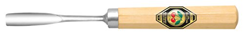 "KIRSCHEN" Werkzeuge 3231006 | Kerbschnitzbeitel mit Weißbuchenheft Stich 10, gekröpft & tiefer Höhlung - 6mm von KIRSCHEN
