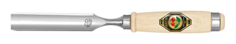 Kirschen Hohlbeitel, 10 mm mit abgeflachtem Weißbuchenheft von Kirschen