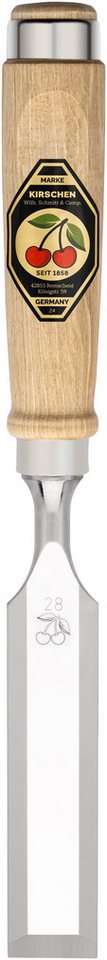 Kirschen Stechbeitel Kirschen Stechbeitel mit Weißbuchenheft - 28mm, von Hand geschmiedet von Kirschen