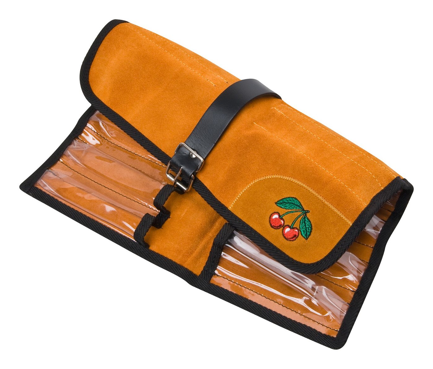 Kirschen Werkzeugtasche Kirschen Velourleder-Rolltasche für Stechbeitel leer (mit 12 Fächern) von Kirschen