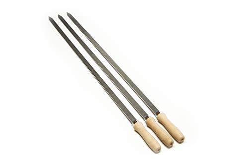 2x 3x 4x 5x 10x EDELSTAHL-Grill-Spieße Steckerlfisch Fischsteckerl Fleischspieße Spieß 3mm V2A (4) von Kirschner Metallbau