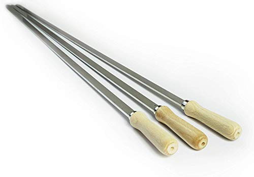 2x 3x 4x 5x 10x EDELSTAHL-Grill-Spieße Steckerlfisch Fischsteckerl Fleischspieße Spieß 3mm V2A (5) von Kirschner Metallbau