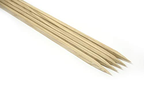 25x 50x 75x 100x Grill-Spieße Holzspieße Steckerlfisch Steckerl Fisch Spieß Stöcke Leisten (100x) von Kirschner Metallbau