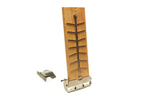 Kirschner Metallbau XXL Profi Flammlachsbrett ~ RASTVERSTELLUNG ~ Feuerschale Kugelgrill Flammlachs Flammlachsbretter (Set B Flammlachsbrett m. Feuerschalenmontage) von Kirschner Metallbau