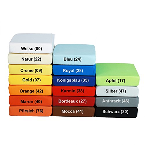 Kirsten Balk Wasserbetten Jersey Stretch Spannbetttuch 180-200x200-220 cm - hochwertiges Spannbettlaken für Matratzen, Farbe:KiBa_Silber_47 Kirsten Balk Wasserbetten Jersey Stretch Spannbetttuch 180-200x200-220 cm - hochwertiges Spannbettlaken für Matratzen, Farbe:KiBa_Silber_47 von Kirsten Balk