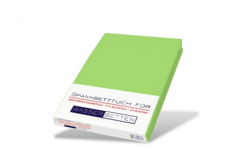 Kirsten Balk Jersey Stretch Spannbettlaken, Apfel, 140 x 200-160 x 220 cm von Kirsten Balk