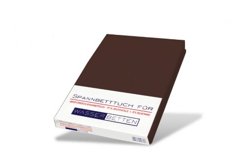 Kirsten Balk Jersey Stretch Spannbettlaken, mocca, 140 x 200 - 160 x 220 cm von Kirsten Balk