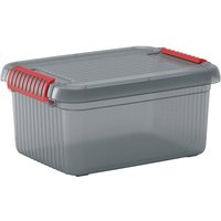 KIS 237490 Aufbewahrungsbox K Latch stapelbar (B x H x T) 390 x 180 x 290 mm Rauchgrau, Transluzent von Kis