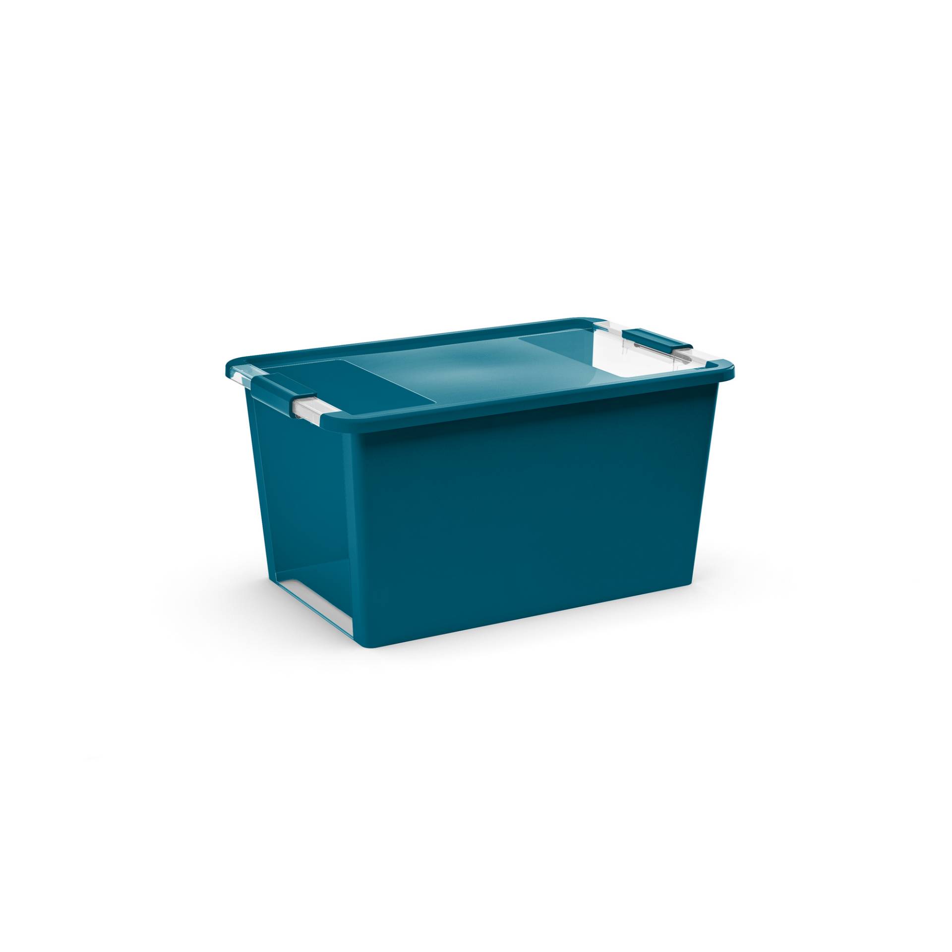 KIS Aufbewahrungsbox 'BI Box L' petrol / transparent 40 l 55 x 35 x 28 cm von Kis