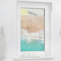 LICHTBLICK Fensterfolie The Beach Strand The Beach türkis beige B/L: ca. 50x50 cm LICHTBLICK Fensterfolie The Beach Strand The Beach türkis beige B/L: ca. 50x50 cm von LICHTBLICK