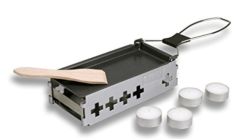 Kisag Candlelight Mini Raclette faltbares Teelicht-Raclette für 2 Personen mit Schaber und Teelichtern Kisag Candlelight Mini Raclette faltbares Teelicht-Raclette für 2 Personen mit Schaber und Teelichtern von Kisag