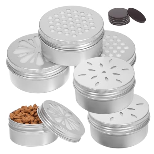 Kisangel 1 Satz Dog Scent Training Tins Geruchstraining für Hunde Behälter mit Hohlen Deckeln Weichen Magnet Pads für Agility Training und Nasenarbeit von Kisangel