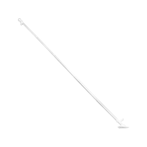 Kisangel 1 Satz Flagpole Set mit Halterung Professionelles Outdoor Fahnenmast Kit Basis mit Zufälliger Farbe für Garten und Balkon und Langlebig Drehbarem Ring Fahnenmast Zufällige Farbe von Kisangel