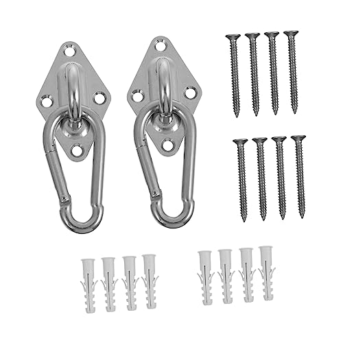 Kisangel 1 Satz Multifunktionales Hängematten Haken Set Teilig Langlebig und Rostfrei für Sichere Aufhängung von Schaukeln und Hängesesseln im Freien Kisangel 1 Satz Multifunktionales Hängematten Haken Set Teilig Langlebig und Rostfrei für Sichere Aufhängung von Schaukeln und Hängesesseln im Freien von Kisangel