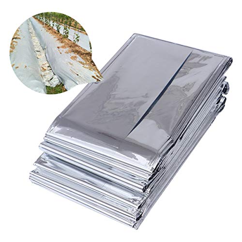 Kisangel 1 Stück Reflektierende Folie für Gewächshaus Hochwertige Gartenfolie zur Pflanzenpflege Silber für Notfälle und Pflanzenwachstum Kaltem Kisangel 1 Stück Reflektierende Folie für Gewächshaus Hochwertige Gartenfolie zur Pflanzenpflege Silber für Notfälle und Pflanzenwachstum Kaltem von Kisangel