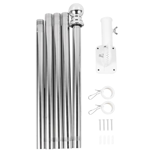 Kisangel 10 Sätze Rotierendes Fahnenmast Kit mit Wandhalterung Fahnenstange für Drinnen und Draußen Einfach zu Montieren Platzsparend und Entwirrungsfrei für Spektakuläre Dekorationen Kisangel 10 Sätze Rotierendes Fahnenmast Kit mit Wandhalterung Fahnenstange für Drinnen und Draußen Einfach zu Montieren Platzsparend und Entwirrungsfrei für Spektakuläre Dekorationen von Kisangel