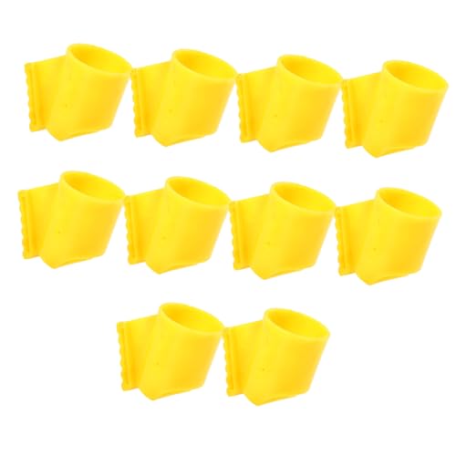 Kisangel 10 Stück Baumstützhalter aus Kunststoff Innendurchmesser Fixator Windfester Baumstammhalter für Pflanzenschutz und Stabilen Baumwachstum Gartenpflege von Kisangel