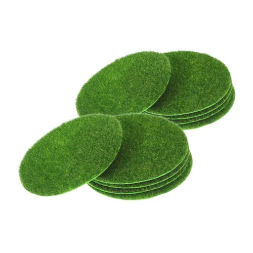 Kisangel 10 Stück Künstliche Moosmatte Realistische Deko für Hochzeiten Garten und Innenräume Pflegeleicht für DIY Miniaturgärten und Tischdekorationen Kisangel 10 Stück Künstliche Moosmatte Realistische Deko für Hochzeiten Garten und Innenräume Pflegeleicht für DIY Miniaturgärten und Tischdekorationen von Kisangel