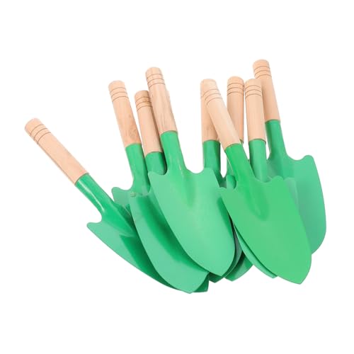 Kisangel Gartenkelle 10 Stück Tragbare Pflanzschaufeln und für Gartenarbeit Umpflanzen und Erde Schaufeln Ergonomischer Griff Leicht und Praktisch von Kisangel