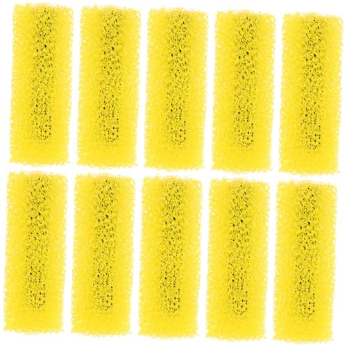 Kisangel 10 Stück Teiliges Geprägte Muster Farbwalzen für Wände und Decken Elastische Schwammroller für Präzises Streichen Schnelles Auftragen von Wandfarbe und Dekorativen Mustern Gelb von Kisangel