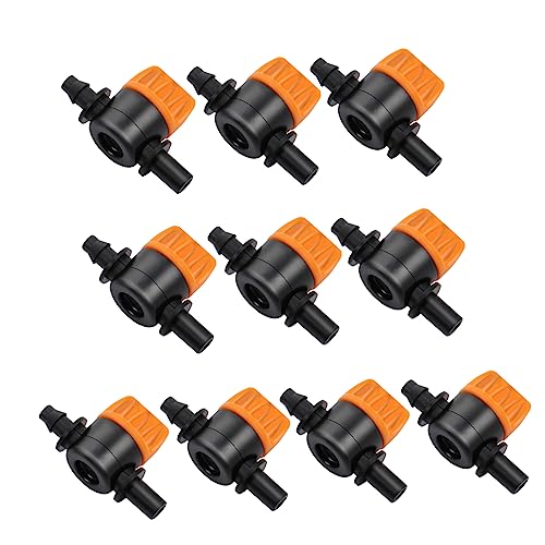 Kisangel Kleiner Bewässerungsventile 10 Stück 4/7 Schlauch Stecker Für Tropfbewässerungssysteme Langlebig Auslaufsicher Für Garten Und Landwirtschaft Kisangel Kleiner Bewässerungsventile 10 Stück 4/7 Schlauch Stecker Für Tropfbewässerungssysteme Langlebig Auslaufsicher Für Garten Und Landwirtschaft von Kisangel