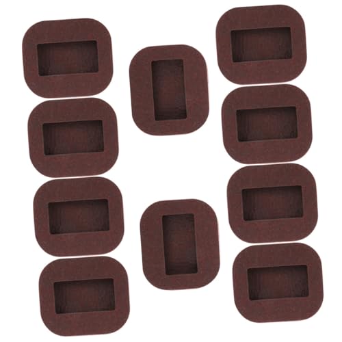 Kisangel 10 Stück Teiliges Möbelgleiter aus Filz Quadratische Braune Rollenfixierer Stoßfeste Stuhlstopper und Bodenschutz für Bürostuhl Sofa Bett Langlebige Möbeluntersetzer gegen Kratzer Kisangel 10 Stück Teiliges Möbelgleiter aus Filz Quadratische Braune Rollenfixierer Stoßfeste Stuhlstopper und Bodenschutz für Bürostuhl Sofa Bett Langlebige Möbeluntersetzer gegen Kratzer von Kisangel