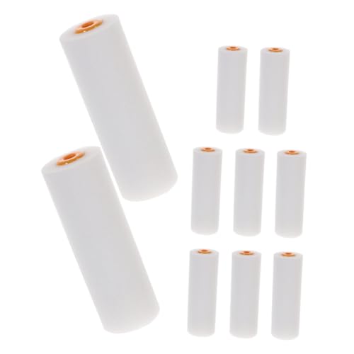 Kisangel 10 Stück Teiliges Paint Roller Kleine Schaumstoff Farbroller Hohe Dichte Wandfarbe Roller Für Glatte Lackierung Tür Schrank Malerrollen Zubehör von Kisangel