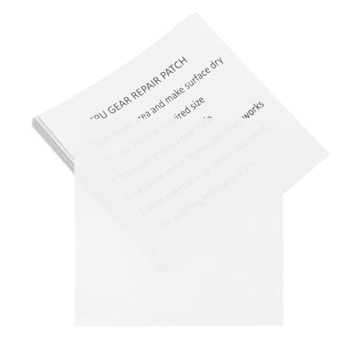 Kisangel 10 Stück Teiliges Reparaturset für Aufblasbare Produkte Selbstklebende wasserdichte TPU Patches Einsetzbar für Zelte Regenmäntel Schwimmringe Luftmatratzen und Boote Leicht und Kisangel 10 Stück Teiliges Reparaturset für Aufblasbare Produkte Selbstklebende wasserdichte TPU Patches Einsetzbar für Zelte Regenmäntel Schwimmringe Luftmatratzen und Boote Leicht und von Kisangel