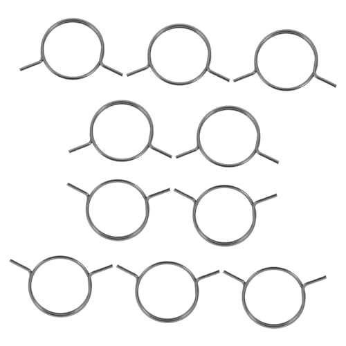 Kisangel 10 Stück Teiliges Türschloss feder aus Metall Langlebige Schlossfeder Ersatzteile für Wohn Zimmertüren Vielseitig Passend für Anti diebstahl Griffschlösser Einfache Montage ohne von Kisangel