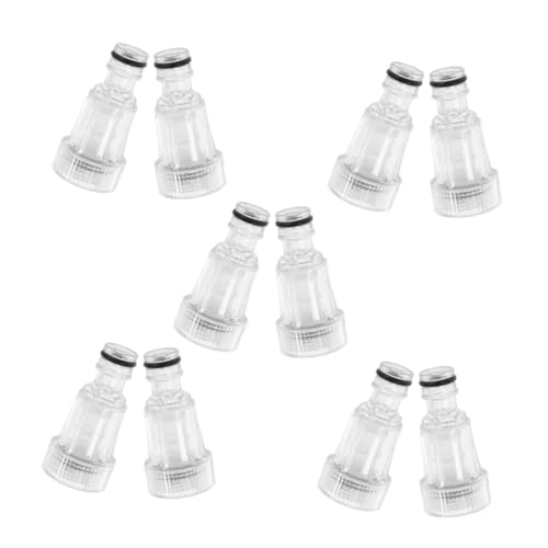 Kisangel 10 Stück Teiliges Wasserfilter für Hochdruckreiniger Leichter Kunststoff siebfilter mit Schnellkupplung Effektive Sedimentfiltration Einfach zu Montierender Wassereinlass adapter Kisangel 10 Stück Teiliges Wasserfilter für Hochdruckreiniger Leichter Kunststoff siebfilter mit Schnellkupplung Effektive Sedimentfiltration Einfach zu Montierender Wassereinlass adapter von Kisangel