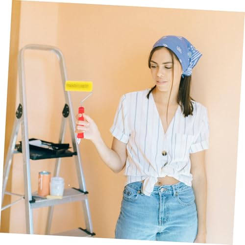 Kisangel 10 Stück Texturierte Malerrolle Gelb Strukturwalze für Wände Decke Außenwand Schnelle Abdeckung und Gleichmäßiges Streichen von Kisangel