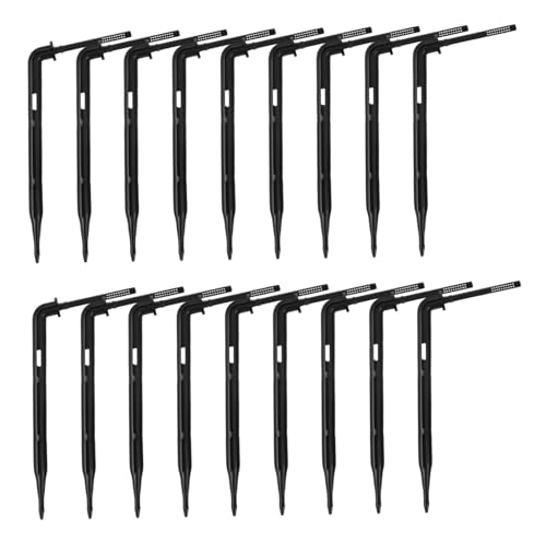 Kisangel 100 Stück Bewässerung Tropfer mit Gebogenem Halter Wassersparende Tropfbewässerung für Gewächshaus Gemüse Blumen Einfache Installation und Vielseitig Einsetzbar Kisangel 100 Stück Bewässerung Tropfer mit Gebogenem Halter Wassersparende Tropfbewässerung für Gewächshaus Gemüse Blumen Einfache Installation und Vielseitig Einsetzbar von Kisangel