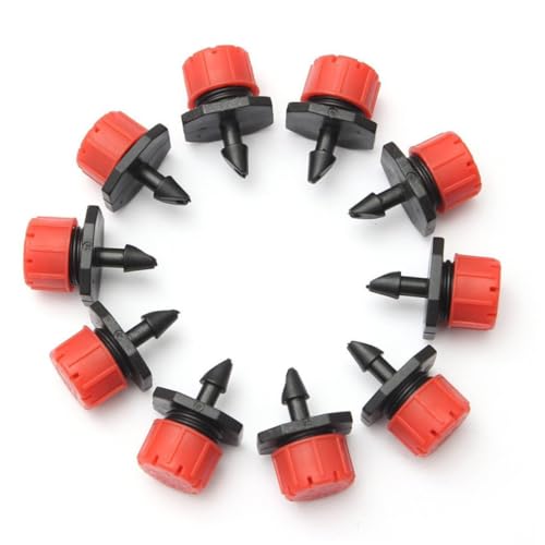 Kisangel 100 Stück Mikrobewässerung Tropfer Einstellbar Wasserstrahl Sprinkler mit Anschluss für Schläuche Einstellbare Wassermenge Abnehmbar und Waschbar Bewässerung für Garten und Kisangel 100 Stück Mikrobewässerung Tropfer Einstellbar Wasserstrahl Sprinkler mit Anschluss für Schläuche Einstellbare Wassermenge Abnehmbar und Waschbar Bewässerung für Garten und von Kisangel
