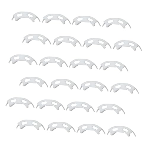 Kisangel 100 Stück Pflanzenclips aus Kunststoff Flexible Pflanzenstützklammern zur Stärkung von Stielen und Fixierung Wiederverwendbar Vielseitig für Gemüse Obst und Gartengewächse von Kisangel