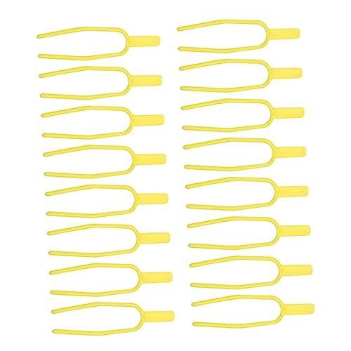 Kisangel 100 Stück Pflanzenstützklammern Umweltfreundlichem Material Langlebige Pflanzenspreizgabeln zur Fixierung von Reben Leicht für Garten und Gewächshaus von Kisangel