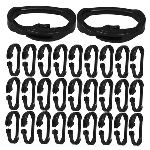 Kisangel 100 Stück Pom Kunststoff Karabiner Haken Stabile Zeltbefestigung Clips Leichte Outdoor Haken für Camping Gewächshaus-Plane und Mehrzweckgebrauch Kisangel 100 Stück Pom Kunststoff Karabiner Haken Stabile Zeltbefestigung Clips Leichte Outdoor Haken für Camping Gewächshaus-Plane und Mehrzweckgebrauch von Kisangel