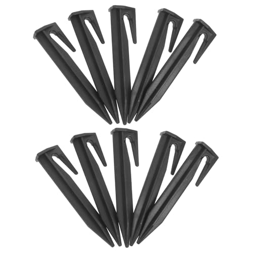 Kisangel 100 Stück Teiliges Zeltheringe Leichte Stabile Camping Heringe aus Robustem Material für Zelte Pavillons Planen Garten Sturmsichere Befestigung bei Wind und Sturm von Kisangel