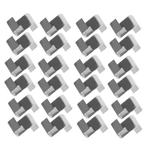 Kisangel 100 Stück Z Form Gewächshausglasbefestigungsclips Rostfreie Clips für Gewächshausverglasung Witterungsbeständig und Langlebig für Sichere von Glasplatten im Garten Kisangel 100 Stück Z Form Gewächshausglasbefestigungsclips Rostfreie Clips für Gewächshausverglasung Witterungsbeständig und Langlebig für Sichere von Glasplatten im Garten von Kisangel