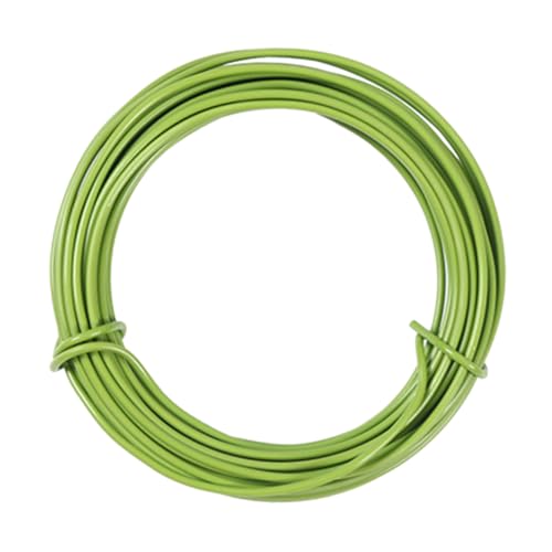 Kisangel 10M Klettergerüst Draht Flexibler Eisendraht für Pflanzenbindung und DIY Gartenprojekte für Kletterpflanzen Grün für Drinnen und Draußen von Kisangel