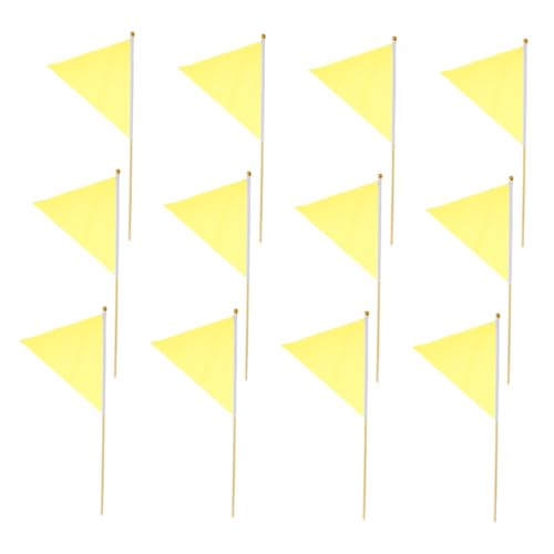 Kisangel 12 Stück Teiliges Kleine Gelbe Dreieck markierungsflaggen aus Robustem Material Hochsichtbar für Baustellen Gras und Garten Wetterfest Langlebig Vielseitig Einsetzbar zur Kisangel 12 Stück Teiliges Kleine Gelbe Dreieck markierungsflaggen aus Robustem Material Hochsichtbar für Baustellen Gras und Garten Wetterfest Langlebig Vielseitig Einsetzbar zur von Kisangel