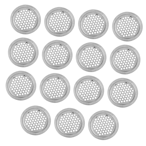 Kisangel 15 Stück Teiliges Edelstahl Rundes Lüftungsgitter Ventilationsloch Korrosionsbeständig für Möbel Belüftung und Wärmeableitung Einfache Montage Vielseitig für Schränke Kisangel 15 Stück Teiliges Edelstahl Rundes Lüftungsgitter Ventilationsloch Korrosionsbeständig für Möbel Belüftung und Wärmeableitung Einfache Montage Vielseitig für Schränke von Kisangel