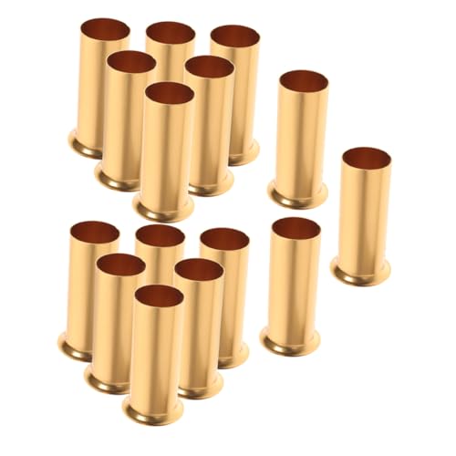 Kisangel 15 Stück Teiliges Metall Aufhängungslampen Fassungshülsen Retro Vintage Lampen Kronleuchter Abdeckung Lampenanschluss Robust für Glas Kerzen Hängelampe Zubehör von Kisangel