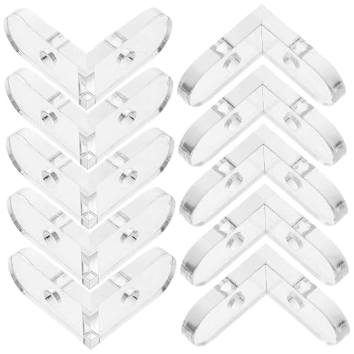 Kisangel 15 Stück Teiliges Transparentes Acryl Schwere Ausführung Abnehmbare Eckhalterungen für Boxen Praktische Klare Winkelbefestiger Stabile und Wasserdichte Eckverbindungen Kisangel 15 Stück Teiliges Transparentes Acryl Schwere Ausführung Abnehmbare Eckhalterungen für Boxen Praktische Klare Winkelbefestiger Stabile und Wasserdichte Eckverbindungen von Kisangel