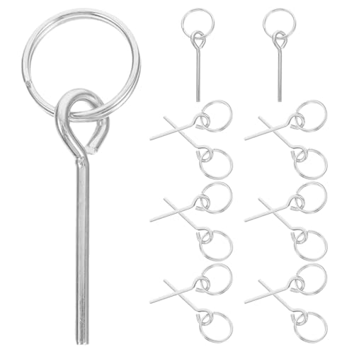 Kisangel 15 Stück Zeltstangenverbinder: Hochleistungsverbinder und Stangenringe – verzinkte Eisenteile für Camping, Wandern und Baldachinzelte Kisangel 15 Stück Zeltstangenverbinder: Hochleistungsverbinder und Stangenringe – verzinkte Eisenteile für Camping, Wandern und Baldachinzelte von Kisangel