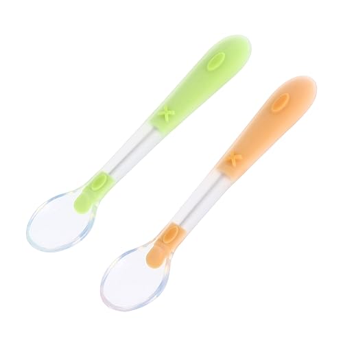 Kisangel 2 STÜCK Silikonlöffel für Junge Mädchen Weiche Langlebige und Hitzebeständige Esslöffel für Kleinkinder für Selbstfütterung Lernen Gelb und Grün Kisangel 2 STÜCK Silikonlöffel für Junge Mädchen Weiche Langlebige und Hitzebeständige Esslöffel für Kleinkinder für Selbstfütterung Lernen Gelb und Grün von Kisangel