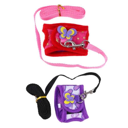 Kisangel 2 Sätze Brustgeschirr für Kleine Haustiere mit Atmungsaktivem Leichtem Material und Integriertem Sicheres Geschirr für Hamster Chinchilla Kleintiere S Kisangel 2 Sätze Brustgeschirr für Kleine Haustiere mit Atmungsaktivem Leichtem Material und Integriertem Sicheres Geschirr für Hamster Chinchilla Kleintiere S von Kisangel