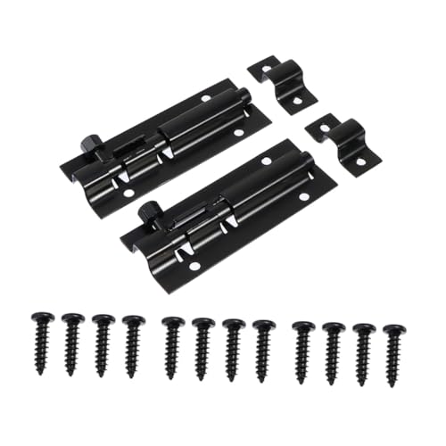 Kisangel 2 Sätze Edelstahl Türschieber Robuster Schieberiegel mit Schlossloch für Vorhängeschloss Korrosionsbeständig Langlebig Sicherer Tür Fensterschutz für Haus und Hotel Kisangel 2 Sätze Edelstahl Türschieber Robuster Schieberiegel mit Schlossloch für Vorhängeschloss Korrosionsbeständig Langlebig Sicherer Tür Fensterschutz für Haus und Hotel von Kisangel